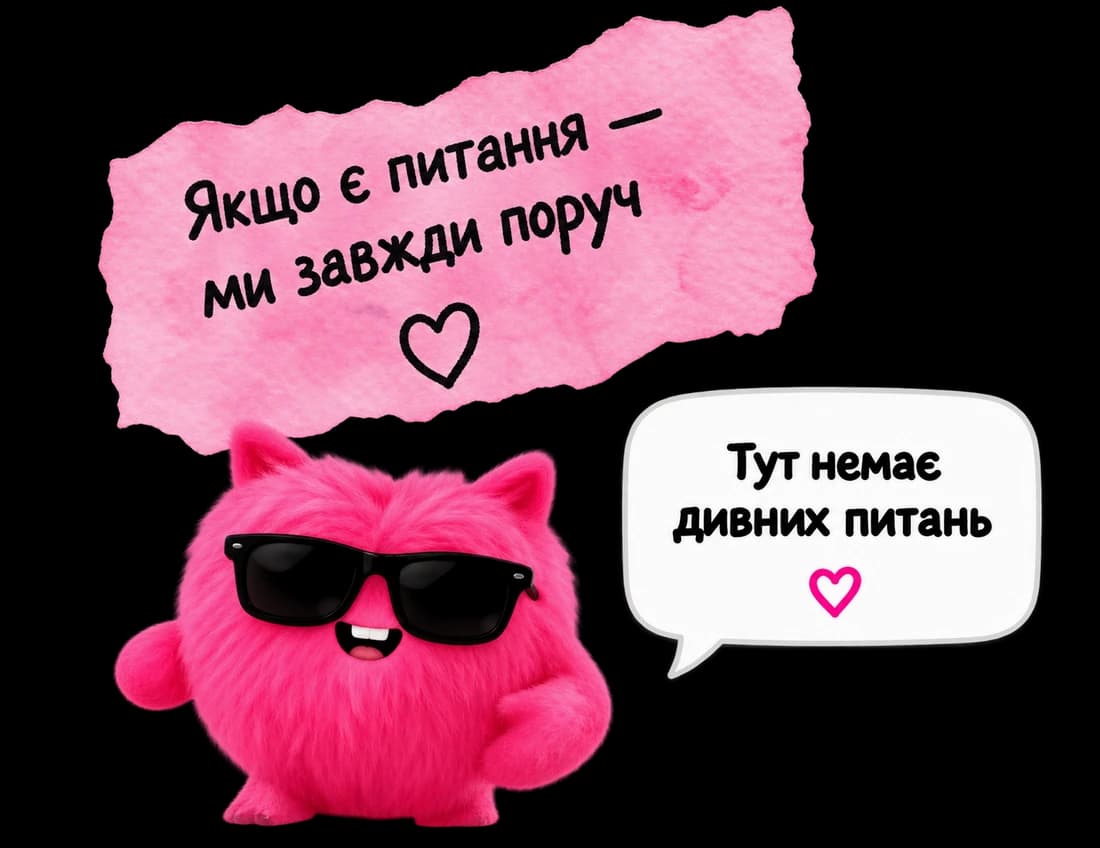 Якщо є питання — ми завжди поруч. ROZ каже: тут немає дивних питань. Зв’язатися з нами